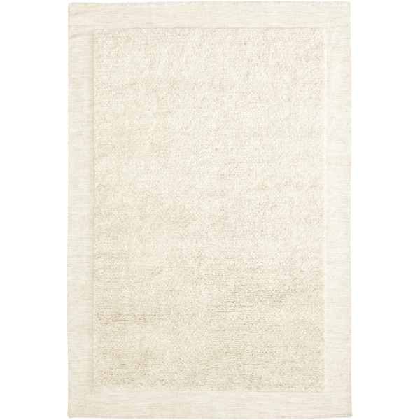 Bílý vlněný koberec Kave Home Marely 200 x 300 cm  - Výška1 cm- Šířka 200 cm