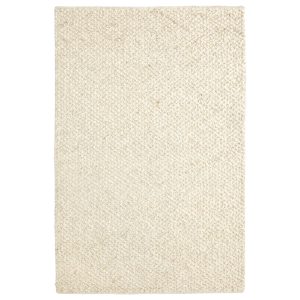 Bílý vlněný koberec Kave Home Miray 160 x 230 cm  - Výška1 cm- Šířka 160 cm