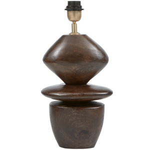 Hoorns Ořechová podstava pro stolní lampu Venis  - Výška32 cm- Šířka 22 cm