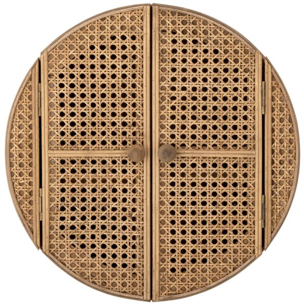 Dřevěná nástěnná skříňka Bloomingville Otto 45 cm  - Průměr45 cm- Šířka 15 cm