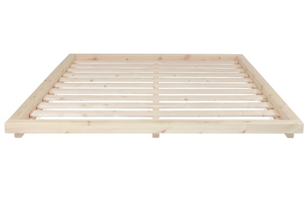 Dřevěná dvoulůžková postel Karup Design Dock 180 x 200 cm  - Výška11 cm- Šířka 193 cm