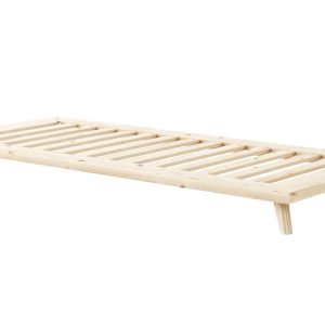 Dřevěná jednolůžková postel Karup Design Senza 90 x 200 cm  - Výška15 cm- Šířka 90 cm