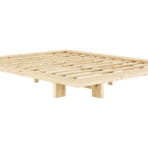 Dřevěná dvoulůžková postel Karup Design Japan 160 x 200 cm  - Výška20 cm- Šířka 188 cm