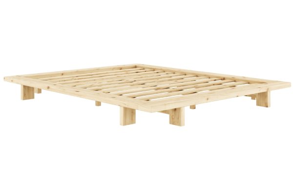 Dřevěná dvoulůžková postel Karup Design Japan 180 x 200 cm  - Výška20 cm- Šířka 208 cm