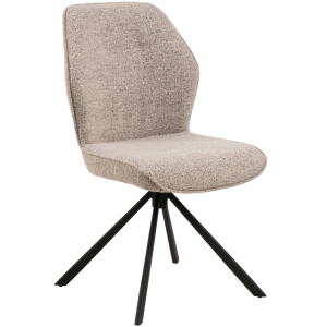 Scandi Béžová čalouněná jídelní židle Aurora  - Výška88