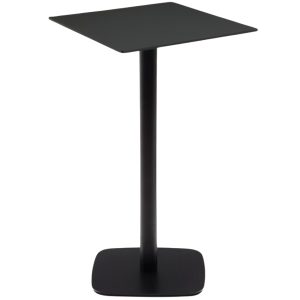 Černý barový stůl Kave Home Dina 60 x 60 cm  - Výška97 cm- Šířka 60 cm