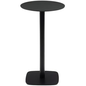 Černý barový stůl Kave Home Dina 60 cm  - Výška97 cm- Průměr 60 cm