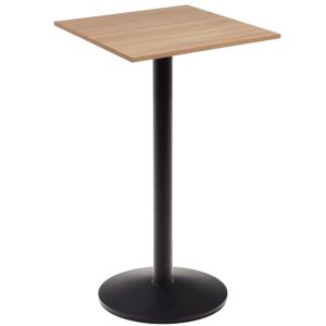 Přírodní barový stůl Kave Home Esilda 60 x 60 cm  - Výška98 cm- Šířka 60 cm