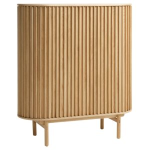 Dubová komoda Unique Furniture Carno 110 x 40 cm  - Výška125 cm- Šířka 110 cm