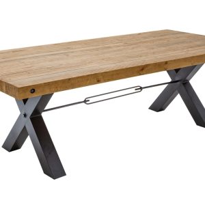 Moebel Living Masivní borovicový jídelní stůl Hogan 240 x 100 cm  - Výška76 cm- Šířka 240 cm