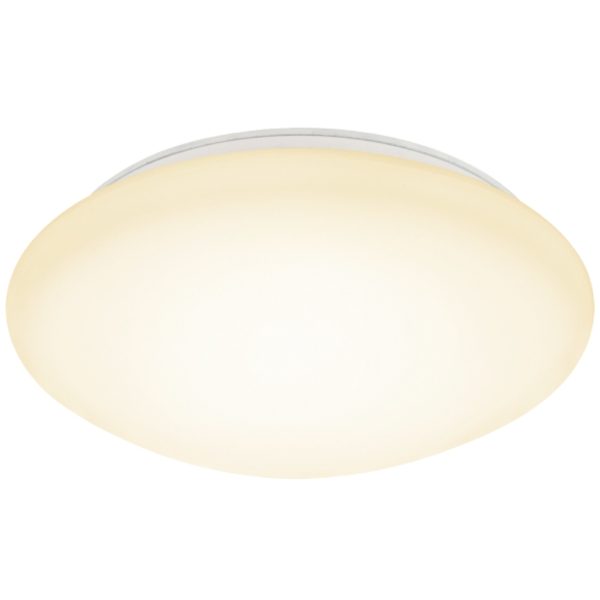 Opálově bílé stropní LED světlo Halo Design Basic 38 cm se stmívačem  - Výška12 cm- Průměr 38 cm