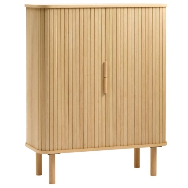 Dubová komoda Unique Furniture Cavo 113 x 90 cm  - Výška113 cm- Šířka 90 cm