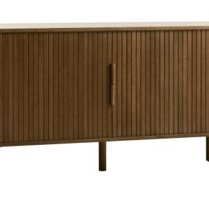 Hnědá dubová komoda Unique Furniture Cavo 160 x 45 cm  - Výška76 cm- Šířka 160 cm