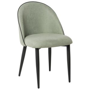 Zelená čalouněná jídelní židle Somcasa Sloane  - Výška83 cm- Šířka 51 cm
