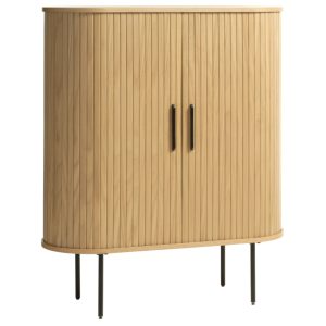 Dubová komoda Unique Furniture Nola 100 x 40 cm  - Výška118 cm- Šířka 100 cm