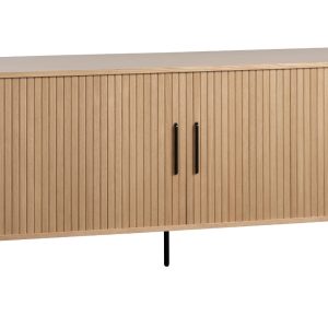Dubová komoda Unique Furniture Nola 180 x 45 cm  - Výška76 cm- Šířka 180 cm