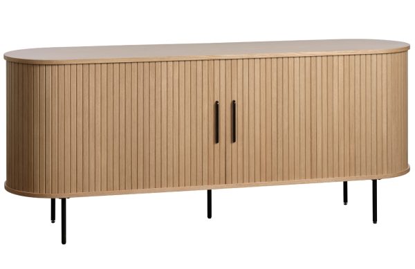 Dubová komoda Unique Furniture Nola 180 x 45 cm  - Výška76 cm- Šířka 180 cm