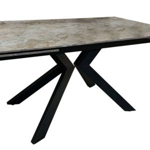 Hnědý keramický rozkládací jídelní stůl Miotto Dantoni 160/200/240 x 90 cm  - Výška76 cm- Šířka 160/200/240 cm