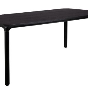 Černý jasanový jídelní stůl ZUIVER STORM 180x90 cm  - Hloubka90 cm- Šířka 180 cm