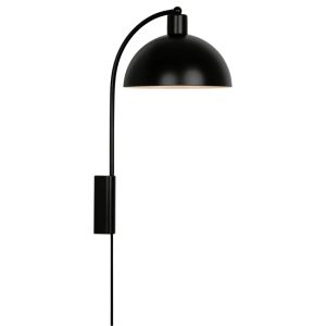 Nordlux Černé kovové nástěnné světlo Ellen  - Výška43 cm- Šířka 26 cm