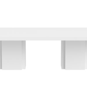 Bílý jídelní stůl TEMAHOME Dusk 262 x 130 cm  - Výška76 cm- Šířka 262 cm