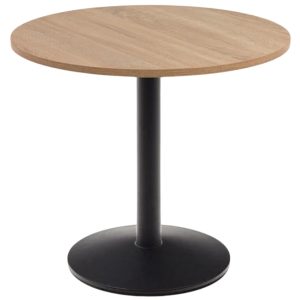 Přírodní bistro stolek Kave Home Esilda 90 cm  - Výška74 cm- Průměr 90 cm