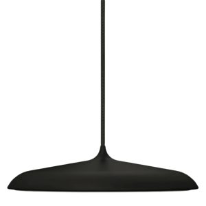 Nordlux Černé kovové závěsné světlo Artist 25 cm  - Výška6 cm- Průměr 25 cm