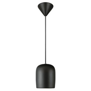 Nordlux Černé kovové závěsné světlo Notti 10 cm  - Výška stínidla12 cm- Průměr stínidla 10 cm