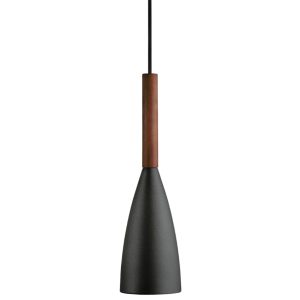 Nordlux Černé kovové závěsné světlo Pure 10 cm  - Výška stínidla35 cm- Průměr stínidla 10 cm