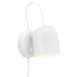 Nordlux Bílé kovové nástěnné světlo Angle  - Výška stínidla11