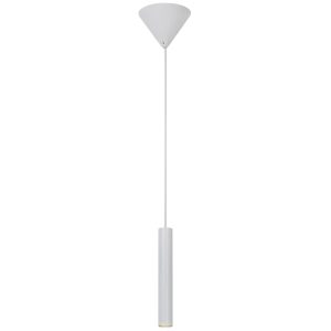 Nordlux Bílé kovové závěsné světlo Omari  - Výška20 cm- Délka napájecího kabelu 200 cm
