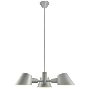 Nordlux Šedé kovové závěsné světlo Stay 60 cm  - Celková šířka60 cm- Výška stínidla 12 cm