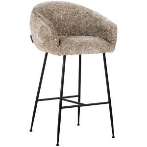 Hnědá čalouněná barová židle Richmond Avanti 74 cm  - Výška101 cm- Šířka 60 cm