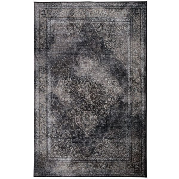 Tmavě šedý koberec DUTCHBONE Rugged 170x240 cm  - Šířka170 cm- Délka 240 cm