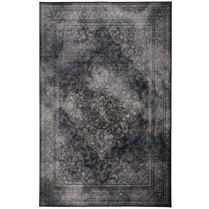 Tmavě šedý koberec DUTCHBONE Rugged 200x300 cm  - Šířka200 cm- Délka 300 cm