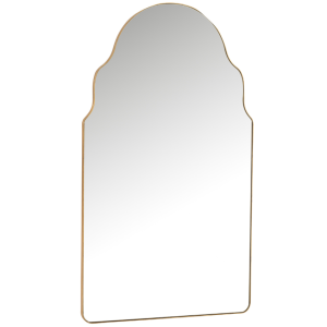 Zlaté závěsné zrcadlo J-line Kanny 59