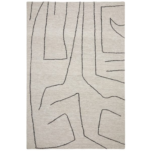 Béžový vlněný koberec Kave Home Spati 200 x 300 cm  - Výška1 cm- Šířka 200 cm
