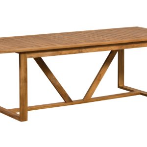 Hoorns Teakový zahradní stůl Vomon 240 x 90 cm  - Výška75 cm- Šířka 240 cm