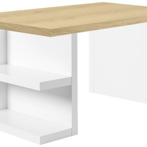 Bílý dubový pracovní stůl TEMAHOME Multi 180 x 90 cm  - Výška75 cm- Šířka 180 cm