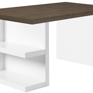 Bílý ořechový pracovní stůl TEMAHOME Multi 180 x 90 cm  - Výška75 cm- Šířka 180 cm
