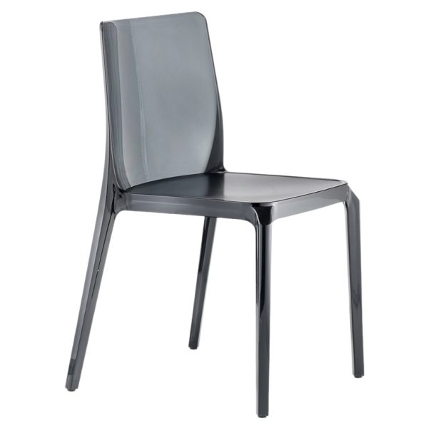 Pedrali Kouřová plastová jídelní židle Blitz 640  - Výška81