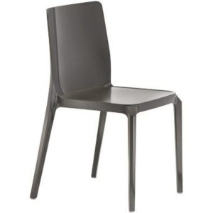 Pedrali Antracitová plastová jídelní židle Blitz 640  - Výška81