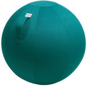 Tmavě petrolejový sedací / gymnastický míč  VLUV LEIV Ø 65 cm  - Průměr60-65 cm- Max. nosnost 120 kg