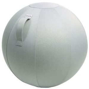 Stříbrný sedací / gymnastický míč  VLUV LEIV Ø 65 cm  - Průměr60-65 cm- Max. nosnost 120 kg
