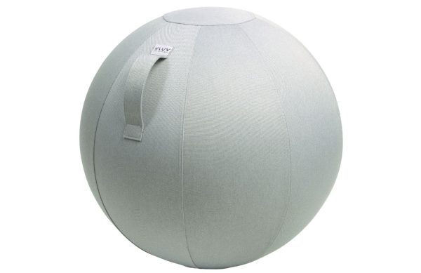 Stříbrný sedací / gymnastický míč  VLUV LEIV Ø 65 cm  - Průměr60-65 cm- Max. nosnost 120 kg