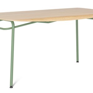 Mintový dubový jídelní stůl Tabanda Troj 160x80 cm  - Výška75 cm- Šířka 160 cm