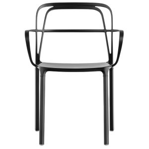 Pedrali Černá kovová jídelní židle Intrigo 3715  - Výška80