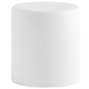 Pedrali Bílý kulatý plastový taburet Wow 480 O 40 cm  - Výška45 cm- Průměr 40 cm