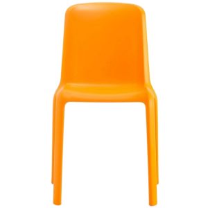 Pedrali Mangově žlutá plastová jídelní židle Snow 300  - Výška80