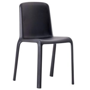 Pedrali Černá plastová jídelní židle Snow 300  - Výška80